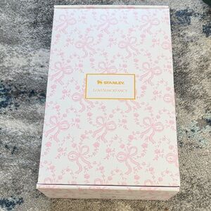 Stanley LoveShackFancy Pink Bow tumbler 40 oz